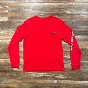 Vineyard Vines Boys’ Long Sleeve Tshirt Red XL (18)